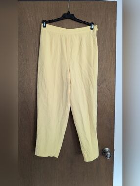 Beautiful Silk Yellow Pants